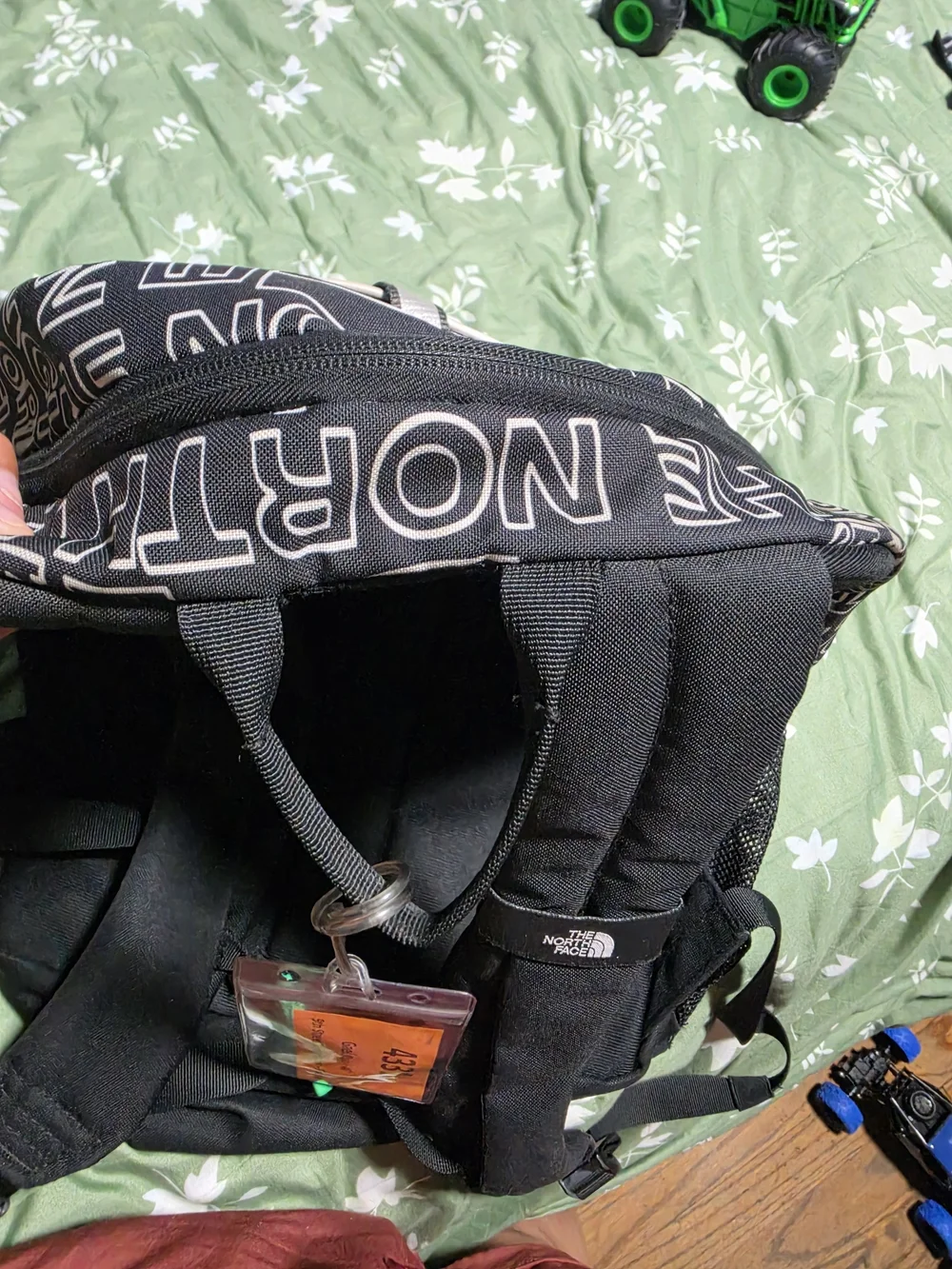The North Face Black Logo-Print Daypack